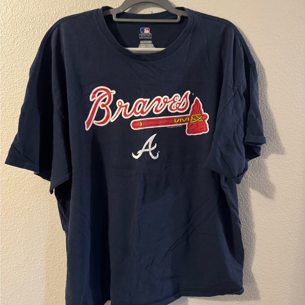 Atlanta Braves Short Sleeve Tee - Navy